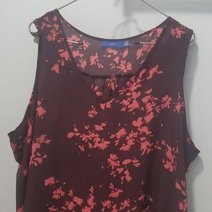#4 - Apt. 9 Semi-Sheer Tunic Dress Tank